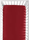 Sweet Jojo Designs Solid Red Baby or Toddler Fitted Crib Sheet for