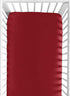 Sweet Jojo Designs Solid Red Baby or Toddler Fitted Crib Sheet for