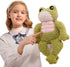 ELAINREN 3D Muscle Frog Plush Toy Pillow, 17.7'' Soft Frolick Frog Stuffed Green Fernando Animals Dolls Gifts