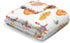 Rooster Hens Eggs Floral Leaves Baby Blanket for Boys Girls Baby Chicken Farm Animals Flannel Soft Receiving Blankets Swaddle Blanket Crib Nursery Bed Throws 30x40 by Hwmmbh