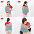 Kloovete 35 lbs. Baby Wrap Carrier, Perfect Baby Carrier Wrap Sling for Newborn and Infant up to (Steel Blue, M (S, M