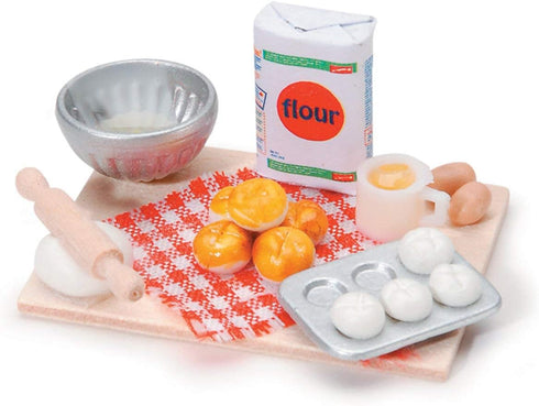 Tabletop Bread Baking Miniature - 1 Set - 2.25 x 1.5 inches