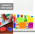 FAVOMOTO 120PCS Plastic Hotels Houses, Game Replacement Pieces for Board Games in Multicolor