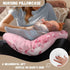 Pink Cherry Blossoms Nursing Pillow Covers for Baby Infant Nursing Pillow Slipcover for Girls Breathable Breastfeeding
