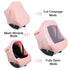Summer Metplus Car Seat Cover Baby Girl, Breathable Mesh Window Infant Carseat Canopy, Stroller Sunshade Net