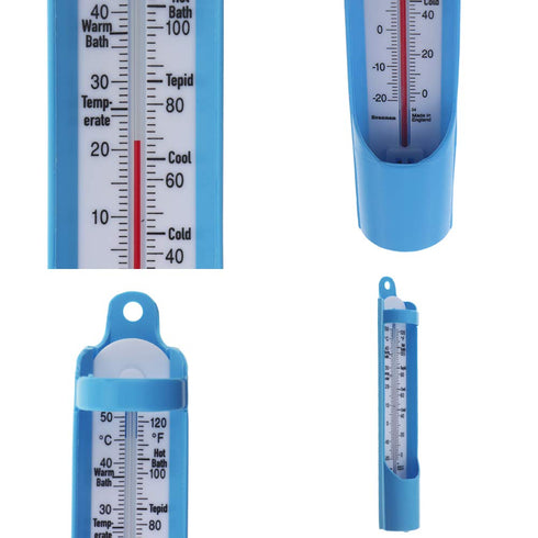 Swimming Pool Thermometer 230mm, Hot Tub Scoop Water Temperature Thermometer for Bath Baby Elderly Kids
