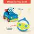 2 2+ B. toys Remote Control Car for Toddlers, Kids Remote with Big Buttons Fast RC Vehicle with Fun Sounds Years Riding