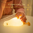Dimmable Benson Lying Flat Duck Night Light, Existential Crisis Squishy Silicone Duck Lamp, Rechargeable Touch