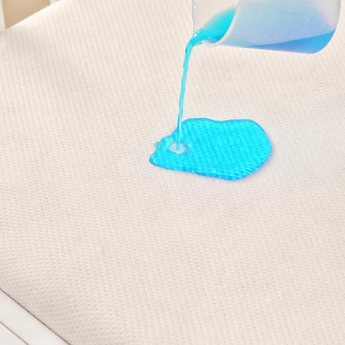 280 52 28 Deluxe Organic Cotton Percale Crib Mattress Protector Waterproof OCS Certified - Premium GSM Breathable Soft