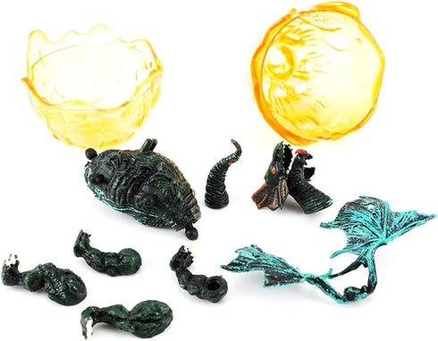 Liberty Imports 12 Pack Deluxe 3D Action Figures Realistic Figurine Puzzles in Jurassic Hatching Eggs for Kids
