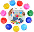 24Pcs Kids Percussion Instrument Finger Castanets, B bangcool Castanets Creative Musical Instrument for Kids Percussion