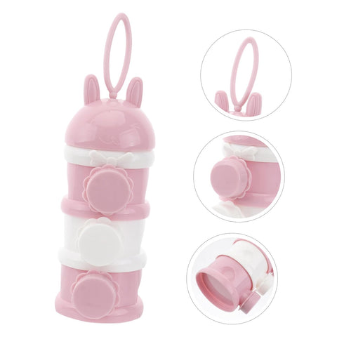 Large Capacity Portable Milk Powder Storage Container with Funnel