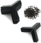T Tulead Light Duty L Shape Iron Corner Protectors, Decorative Black Corner Protectors Edge Guard, 20PCS with Mounting