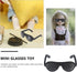 TOYANDONA 80pcs Doll Sunglasses, Miniature Sunglasses Costume Accessories for Dollhouse Crafts