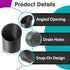 Joworthy 2 4Ever Pcs Car Seat Cup Holders Compatible with Graco DLX Car Seats, Dishwasher Safe Single Cup Holder
