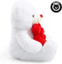 16 inches BEJOY Teddy Bear Stuffed Animals Plush Bear Holding Rose Soft Plush Toy Gifts White