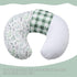 Winmany Baby Waterproof Nursing Pillow Cover Newborn Breastfeeding Pillowcase Soft Replaceable Slipcover for Boys
