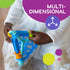 6-12 Pack 1 Mobi Wigloo Activity Toy - Sensory Activities for Toddlers and Kids, Teething Toy Made with Food Grade
