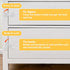 8 Packs Cabinet Door Locks for Baby Proof and Child Safety, Transparent Adhesive Locks for Drawer Cupboards