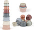 Baby Stacking Cups Bath Toy for Toddlers 1-3, 8 PCS Stackable Nesting Cups for 6-12 Months, Montessori Gift