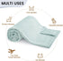 40x50 Inches david's kids Micro Fleece Minky Baby Blanket for Boys Girls Neutral with Double Layer and Soothing Raised