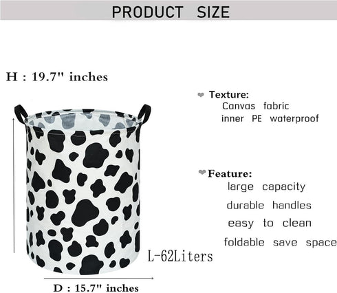 KUNRO Toy Bin Waterproof Storage Organizer for Nursery, Hamper, Home Decor, Kids Bedroom, Baby Gift Baskets