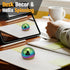 Mechaniker Luminous Kinetic Spinning Desk Toys, Metal Full Body Optical Illusion Fidget Spinner Ball, Glow in The Dark