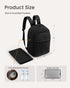 Backpack, Backpacks LOVEVOOK Diaper Bag Large Puffy Baby Bag with Changing Pad Insulated Pockets Stroller Straps