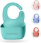 ADORIKIDS RideBib Silicone Vomit Bib with Extra-Deep Pocket for Motion Sickness Relief During