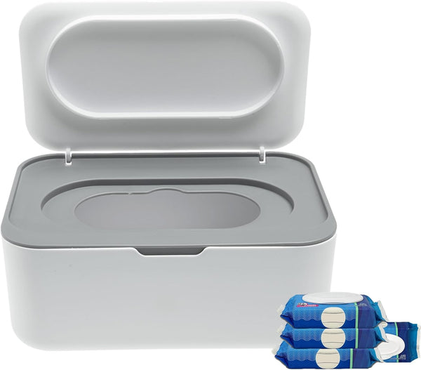 Runhike Flushable Wipes Dispenser Compatible with Cottonelle, Wipe Holder for Bathroom with Leak-Proof,