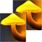 AUSAYE 2 Pack Mushroom Night Light Plug-in Lamp, LED Lights for Bedroom, Bathroom, and Hallway Decor