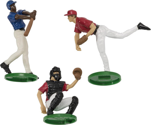 DecoSet 3 Set, Batter Up Piece Decorations Cake and Cupcake Toppers for Baseball Themed Birthdays, Celebrations