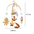 Set, Baby Mobile, Ocean Montessori Hanging Handmade Felt Under-The-Sea Nursery Decor