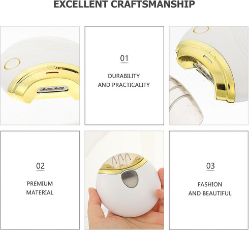 Trimmer Outanaya Electric Nail Clippers and for Babies and Adults White Electric Pedicure Tool with Quiet Motor Safe