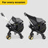 Upperkids Large Capacity Storage Bag Compatible with Doona Infant Car Seat Stroller, Easy Access Zipper Design