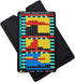2 Pack Metal Blackjack Basic Strategy Card - Allowed at Casino Table, 4+ Decks Hit Soft 17 with Leather Sleeve