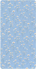 miaozhen Cotton Baby Crib Sheets Soft Comfy Daisy Flower Pastel Blue Toddler Mattress
