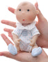 7 Inch 5 3+ Cute Potato Baby Doll, Mini Baby Doll with Movable Joints, Thumb-Sucking Pose, Full Vinyl Doll Gift