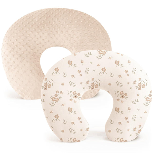 Konssy 2 Pack Nursing Pillow Covers, Soft and Comfortable Nursing Cover for