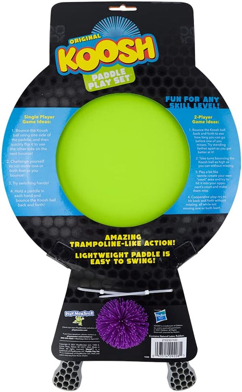 Koosh Double Paddle Playset - Paddles and Ball for Added Koosh Fun, Fidget Toy for Ages 6+