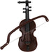 3.26 Inch Worlds Smallest Violin Toy, Miniature Violin for Dollhouse Accessories, Tiny Desk Decor and Christmas