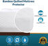 28x49, 100% PlushDeluxe Crib Mattress Protector, Waterproof, Noiseless, Ultra Soft Viscose Made from Bamboo