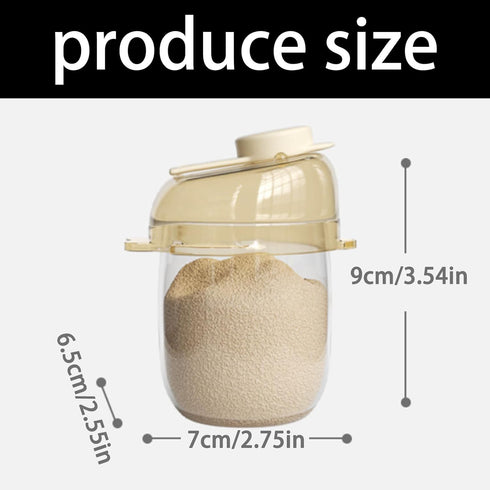 Vdaxvme 80 ml, Compact Milk Container, Travel-friendly Powder Dispenser for Easy Feeding, Storage Box for Formulas
