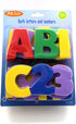 Bath Foam Toys Stick Letters and Numbers, 36pcs Floating Waterproof Bathroom Alphabet Toys, Educational Bathtub Toy
