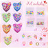 UMEELR 28 Pack Valentines Day Clay Kit with Cards, Valentine Butter Slime, DIY Dough Toys for Kids Valentines Classroom