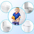 WeTest Upgraded Kids Folding Toilet SeatLarge Non Slip Silicone Pads Travel Portable Reusable Toilet Potty Training
