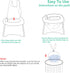 sundee 30 Pack Potty Chair Liners, Portable Disposable Potty Liner Bags for Universal Potty Training Toilet Seat