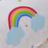 Price Right Home Rainbow Sky Junior Toddler Duvet Cover and Pillowcase Set