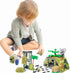 Modern Military Building Block Toys, Camouflage Tent Command Center Set with Accessories for Kids Age 8-14