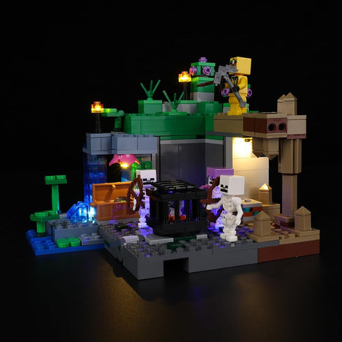 Kyglaring LED Lighting Kit for Lego Minecraft The Skeleton Dungeon 21189 Building Set (No Model Included)